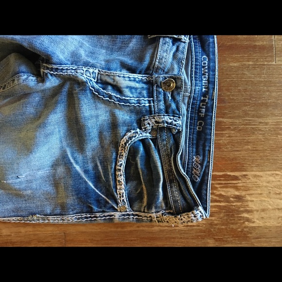 Cowgirl tuff jeans 28x 33 low rise long - Picture 4 of 5